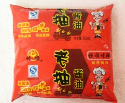 恒順老抽醬油350ml袋裝