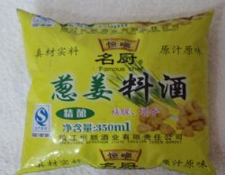 恒順蔥姜料酒350ml袋裝